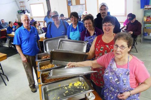 Volunteers and club president Ruth Wark served up 170 breakfasts on January 24, one of their regular bi-weekly Saturday breakfasts at the Snow Road Snowmobile Club